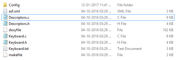 Screenshot of LUFA Library Folder on Windows Screenshot of LUFA Library Folder on Windows
